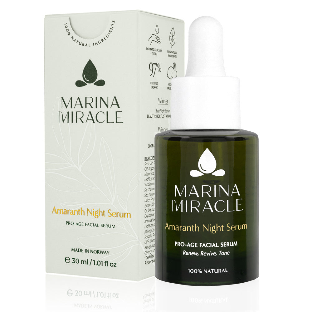 Feszesítő és hámlasztó éjszakai szérum - Amaranth Night Serum - 30 ml