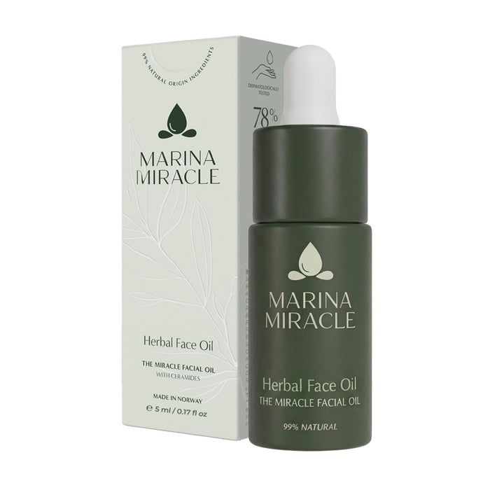 Bőrnyugtató & kiegyensúlyozó Arcolaj - Herbal Face Oil - 5 ml
