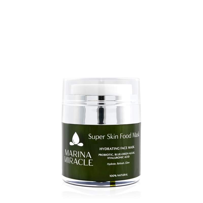 Hidratáló és feszesítő arcmaszk hialuronsavval - Super Skin Food Mask (Shea Hydration Mask)