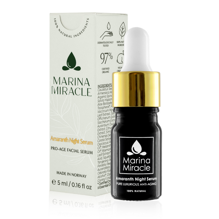 Feszesítő és hámlasztó éjszakai szérum - Amaranth Night Serum - 5 ml