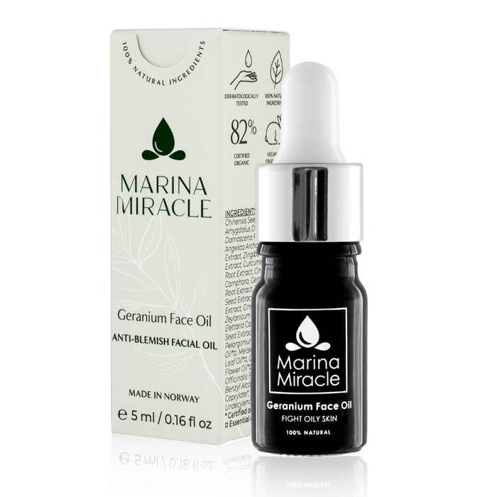 Gyulladáscsökkentő arcolaj - Geranium Face oil - 5 ml