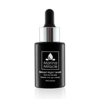 Reload Night Serum exkluzív fekete üvegben és adagolóval
